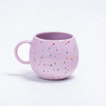 Speckled Ceramic Ball Mugs by Egg Back Home - 250 ml Mugs egg back home PURPLE  