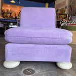 1970's Reupholstered Milo Baughman for Thayer Coggin Scroll Armchairs - 1 available Chairs CANDID HOME