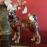 Vintage Ceramic Shiba Inu Dog Statue styling object CANDID HOME