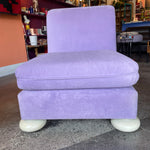 1970's Reupholstered Milo Baughman for Thayer Coggin Scroll Armchairs - 1 available Chairs CANDID HOME