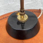 1960’s Adjustable Enamel + Brass Table Lamp lamp CANDID HOME