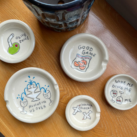 Assorted Ashtrays by Steve Stringer