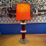 1950s Lucite and Glass Table Lamp Lamps CANDID HOME