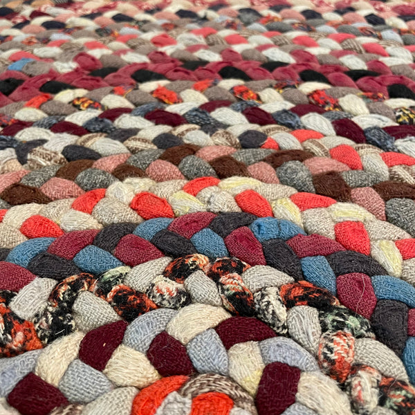 37” x 44” Antique American Rag Rug Rugs CANDID HOME   