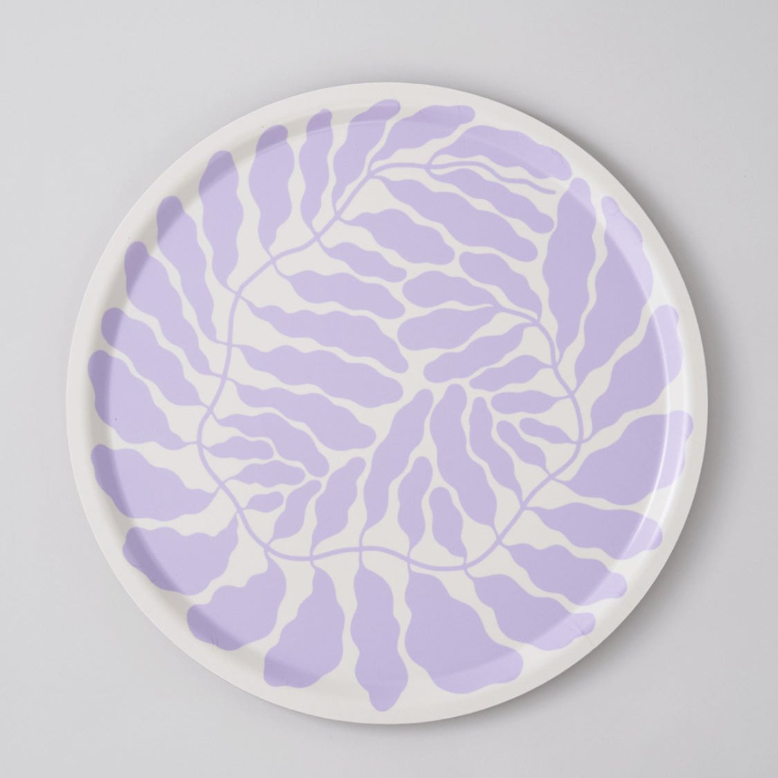 Serving Trays by Linnéa Andersson for Wrap Magazine tray Wrap Magazine Purple Round