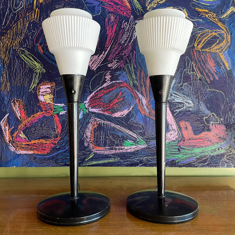 Antique Art Deco Table Lamps - A Pair