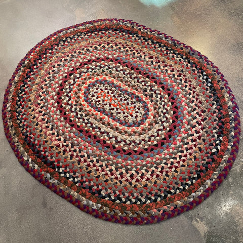 37” x 44” Antique American Rag Rug Rugs CANDID HOME   