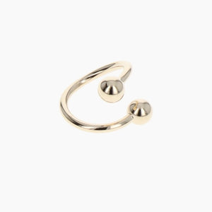 Selma Ring by Justine Clenquet ring Justine Clenquet Gold  