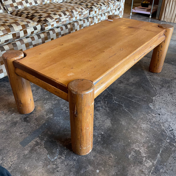 1970’s Pine Rectangular Coffee Table  CANDID HOME   