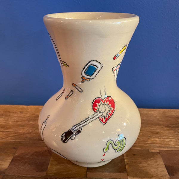 “K BYE” Vase by Steve Stringer