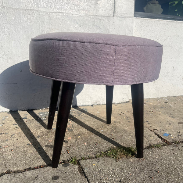 1950's Reupholstered Ottoman Ottomans CANDID HOME   