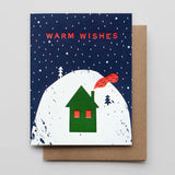 Hammerpress Holiday Cards greeting card CANDID HOME Warm Wishes