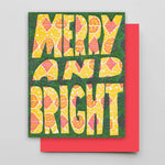 Hammerpress Holiday Cards greeting card CANDID HOME Merry + Bright
