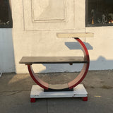 Antique Art Deco Side Table Tables CANDID HOME   