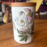 Botanic Garden Canisters by Portmeirion Pottery CANDID HOME Christmas Rose - 5x8