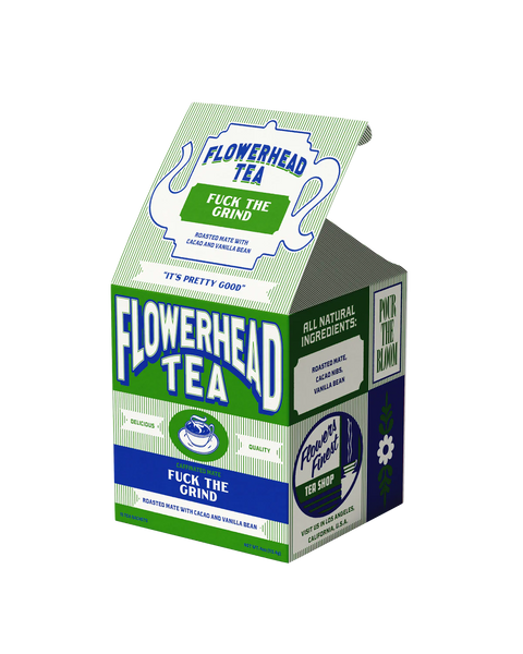 Boxed Tea Bags by Flowerhead Tea  flowerhead tea Fuck the Grind  