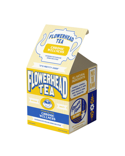 Boxed Tea Bags by Flowerhead Tea  flowerhead tea Chronic Wellness  