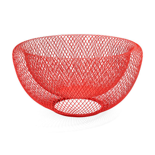 Wire Mesh Bowl - Moma Design Store bowl moma Red  