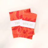 Printed Linen Napkin Set by Elana Gabrielle