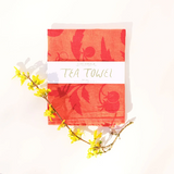 Printed Linen Rectangle Tea Towels by Elana Gabrielle