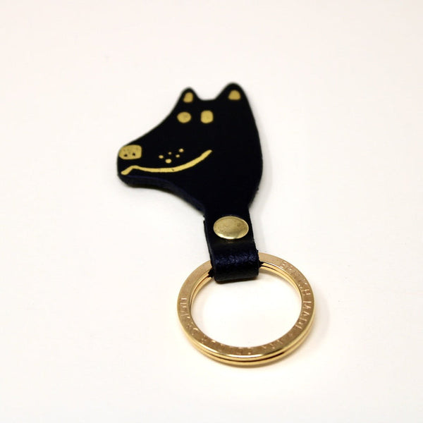 Dog Keychain by Ark Colour Design Keychains ark colour Black  