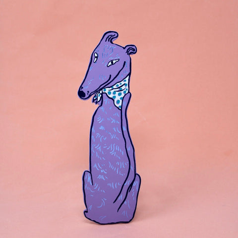 Dog Bookmark by Ark Colour Design bookmark ark colour Purple  