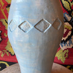 1970’s Studio Pottery Diamond Vase  CANDID HOME   