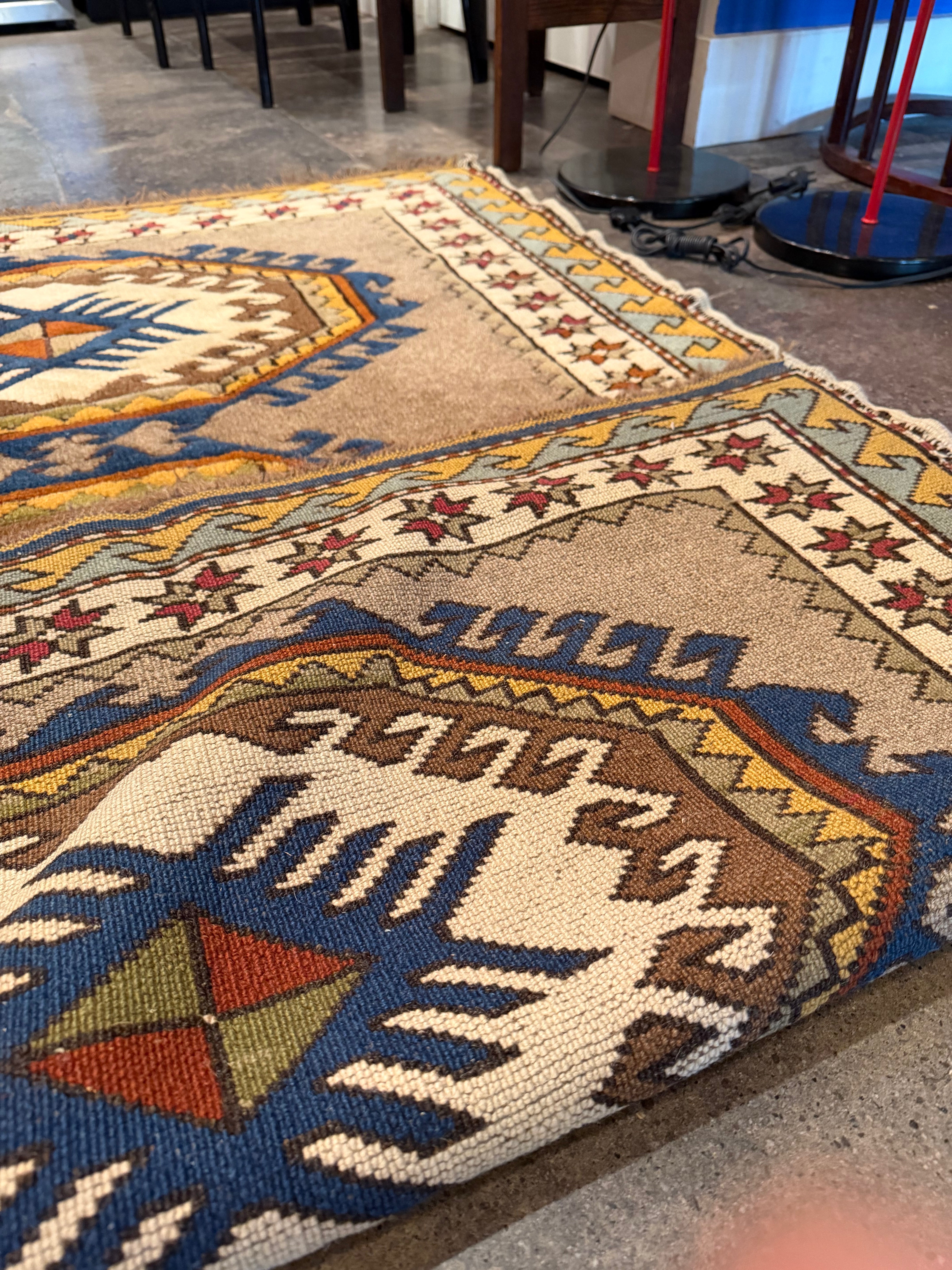 Vintage Tribal Persian Rug - 4’1” x 5’11” CANDID HOME