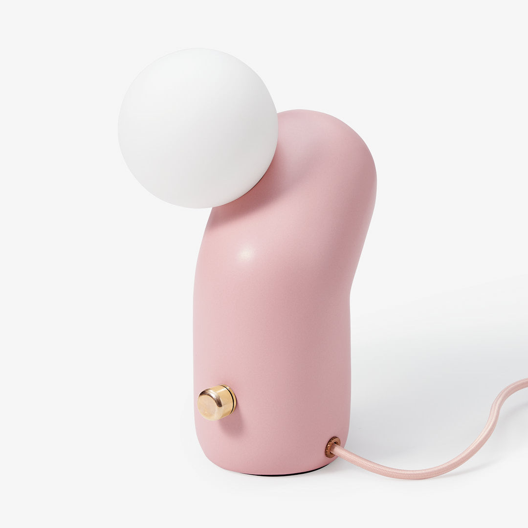 The Doko Lamp by Talbot + Yoon for Areaware lamp Slowdown Studio Pink
