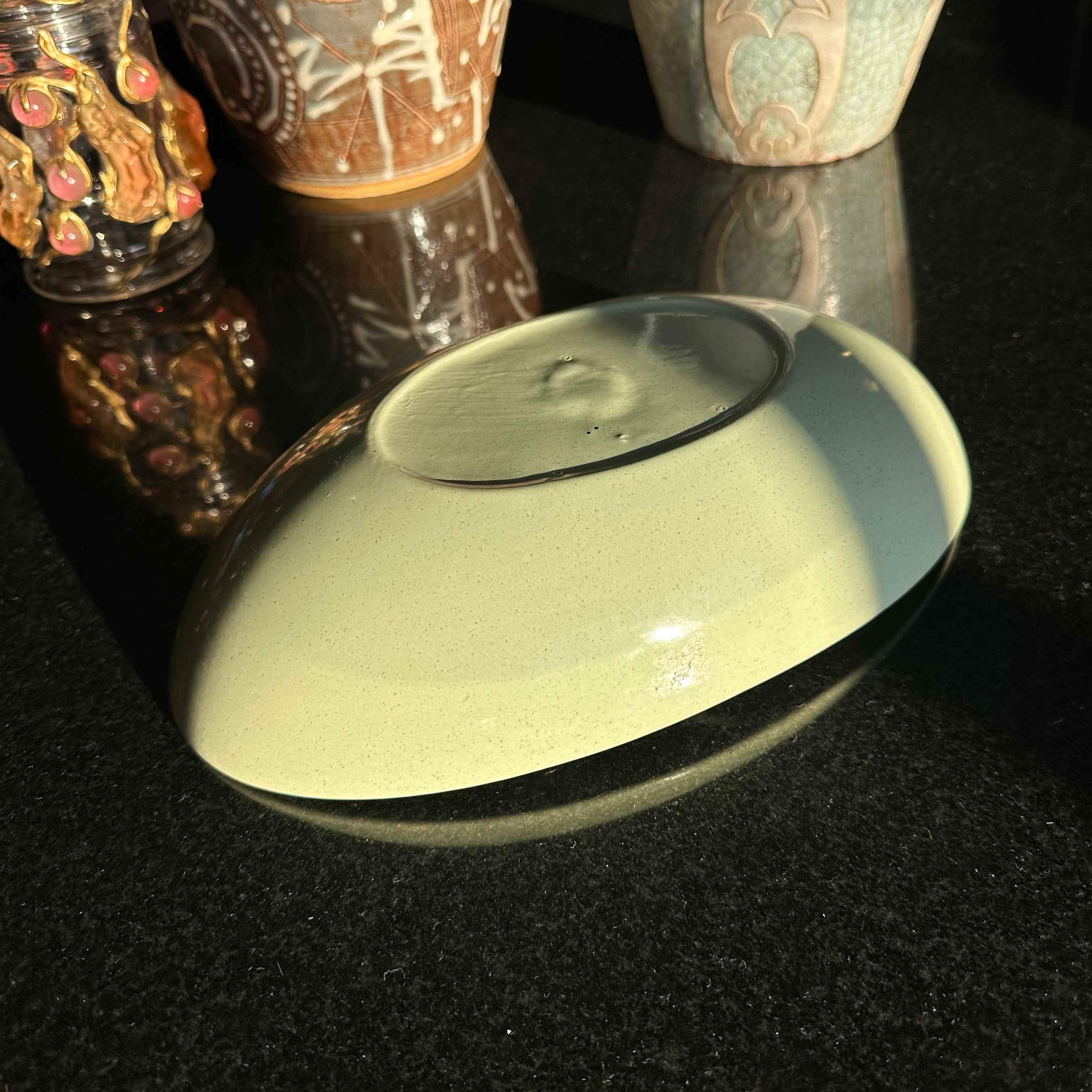 Mid-Century Ceramic Divided Serving Bowl Serving Bowl CANDID HOME