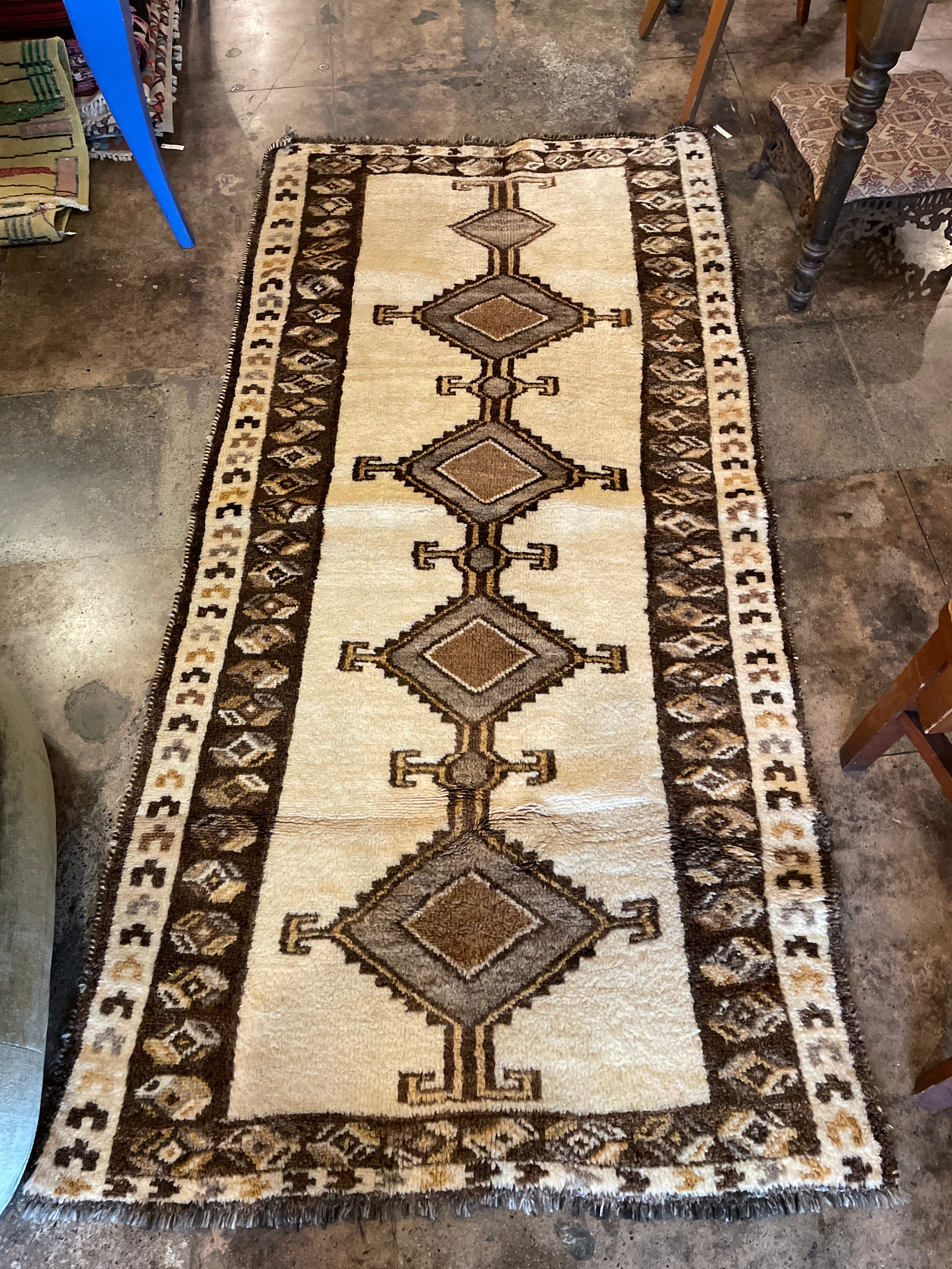3’4” x 6’9” Vintage Algerian Shag Rug Rugs CANDID HOME