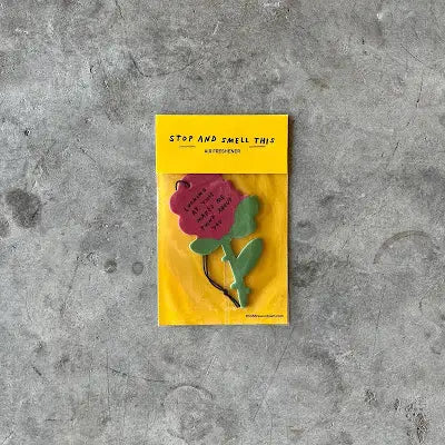 Adam JK “Stop and Smell This” Rose Air Freshener third drawer down