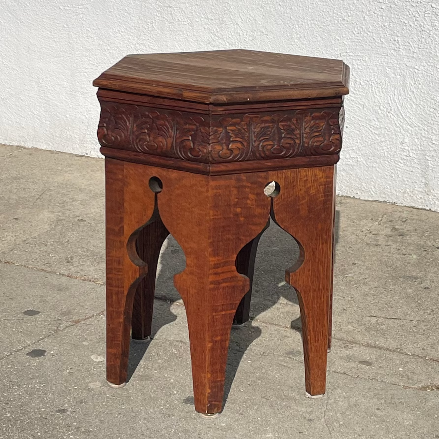 Mid-Century Moroccan Side Table Side Table CANDID HOME