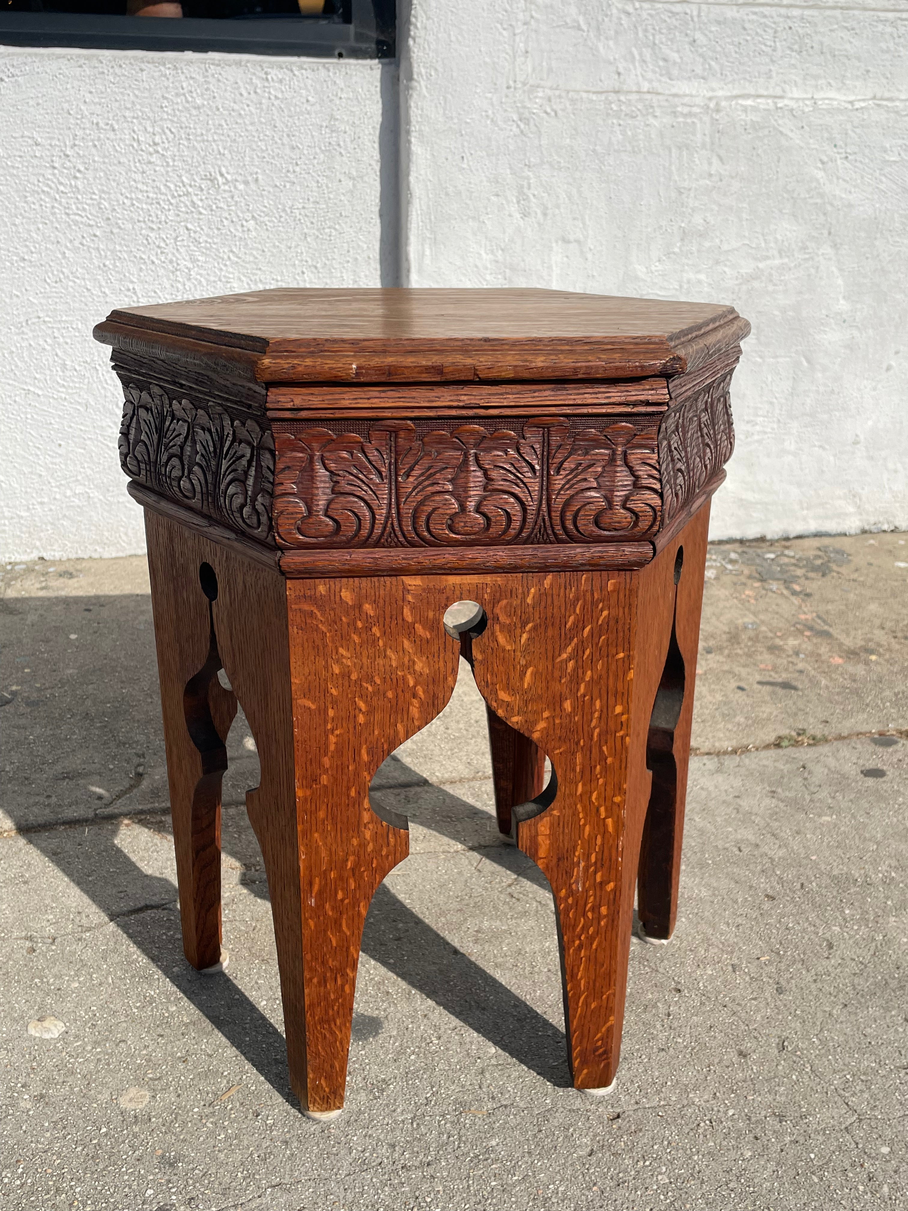 Mid-Century Moroccan Side Table Side Table CANDID HOME