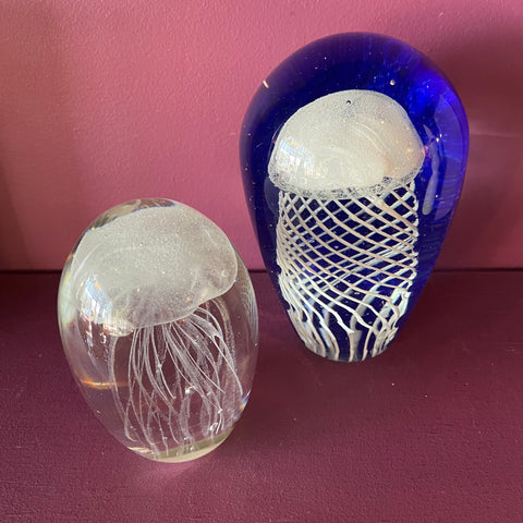 Vintage Murano Glass Jellyfish Paperweights - Price for each