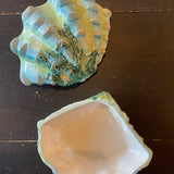 Vintage Italian Ceramic Clam Jewelry Box by Vietri jewelry box CANDID HOME
