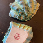 Vintage Italian Ceramic Clam Jewelry Box by Vietri jewelry box CANDID HOME