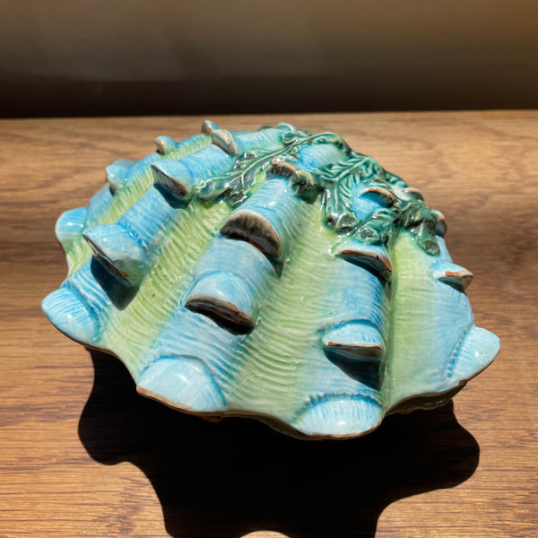 Vintage Italian Ceramic Clam Jewelry Box by Vietri jewelry box CANDID HOME