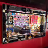 Vintage Mosaic Frame Wall Mirror - 10" x 16"