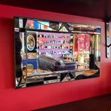 Vintage Mosaic Frame Wall Mirror - 10" x 16"