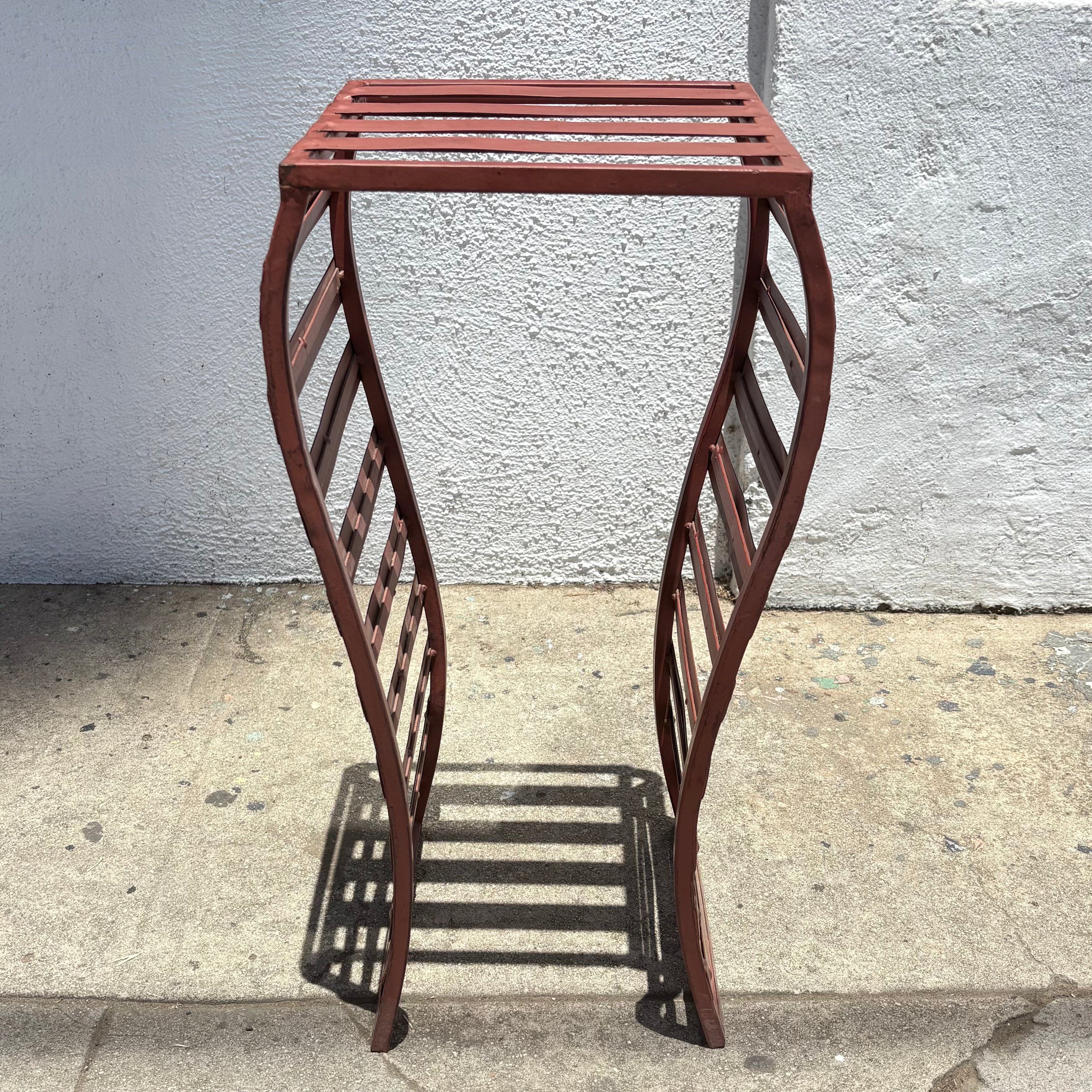 Vintage Metal Plant Stand plant stand CANDID HOME