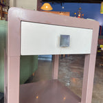 1940's Vintage Simmons Furniture Metal Nightstands - A Pair Nightstand CANDID HOME