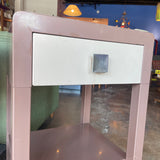 1940's Vintage Simmons Furniture Metal Nightstands - A Pair Nightstand CANDID HOME