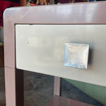 1940's Vintage Simmons Furniture Metal Nightstands - A Pair Nightstand CANDID HOME
