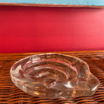 1970's Vintage Art Glass Ashtray ashtray CANDID HOME