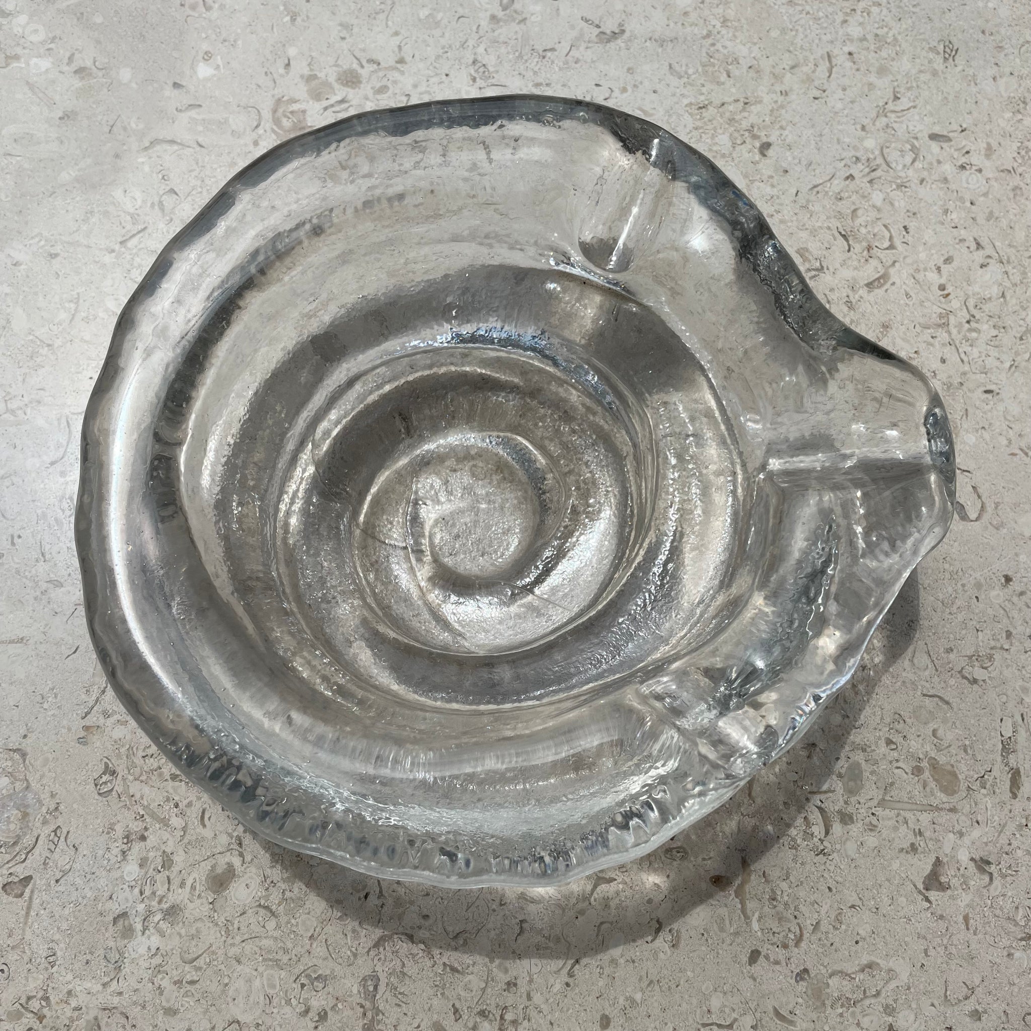 1970's Vintage Art Glass Ashtray ashtray CANDID HOME
