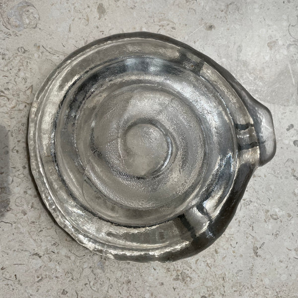 1970's Vintage Art Glass Ashtray ashtray CANDID HOME