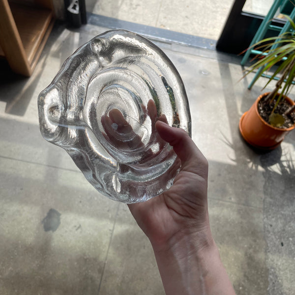 1970's Vintage Art Glass Ashtray ashtray CANDID HOME