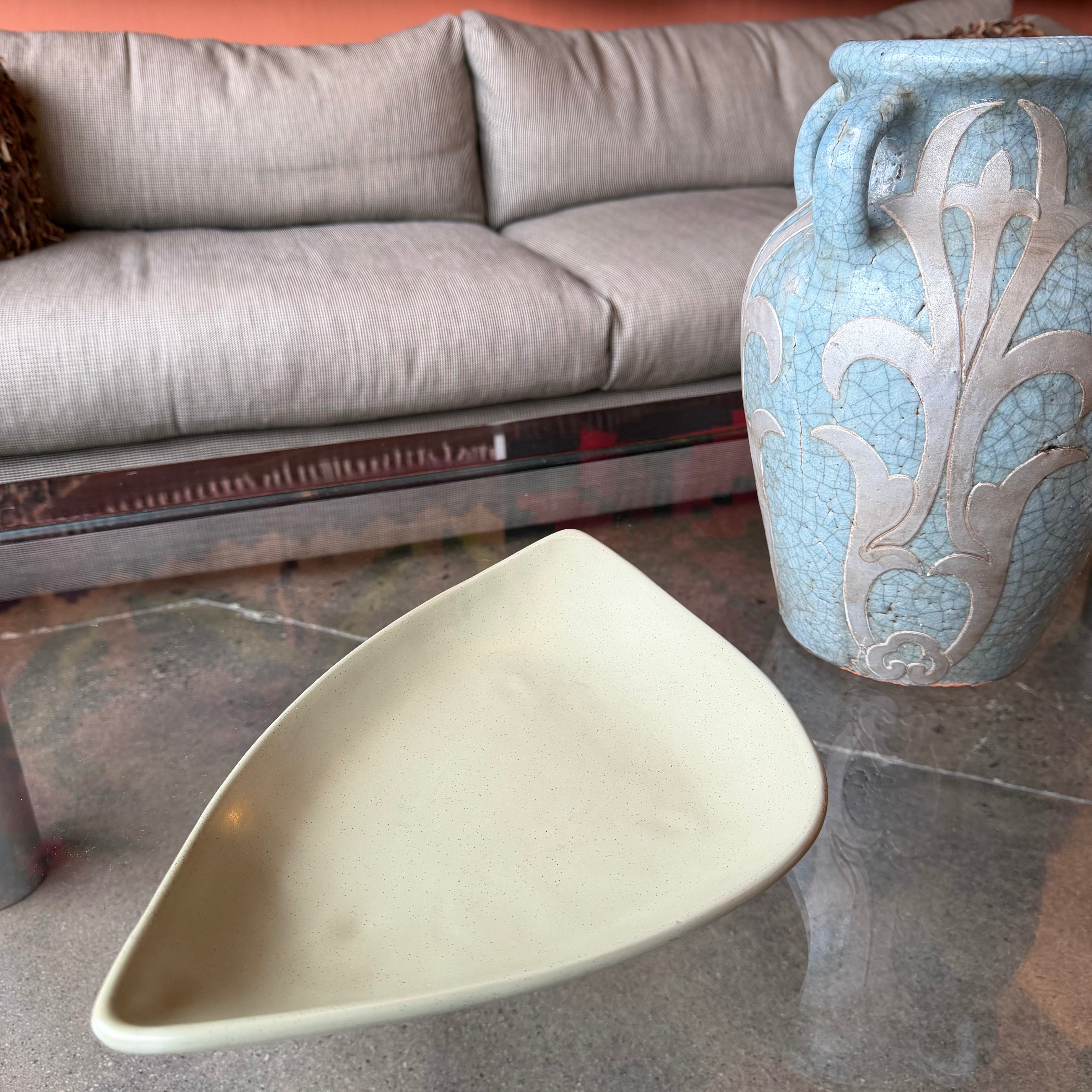 Mid-century California Pottery Serving Dish platter CANDID HOME