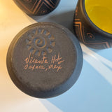 Vintage Mexican Ceramic Cups - Set of 3 Drinking Glasses CANDID HOME